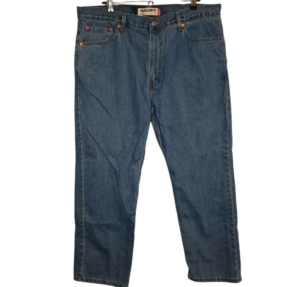 Levi's 505 Men's Jeans Size 40x30 Straight Leg Denim Blue Jeans